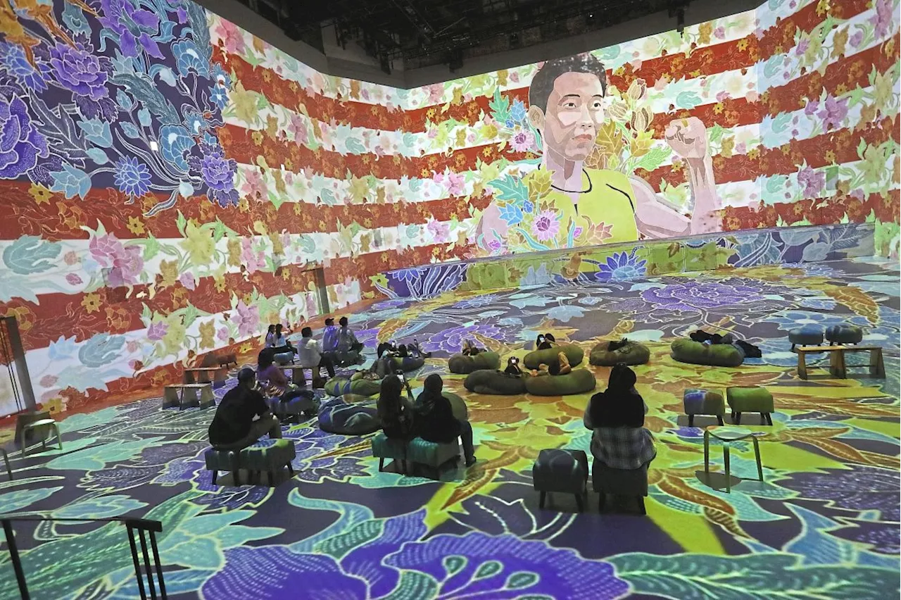 Old KL cinema turned into a batik wonderland through immersive digital art show