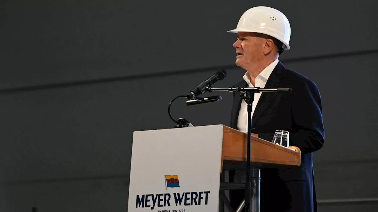 Meyer-Werft: Bund will angeschlagenen Schiffsbauer in Papenburg retten