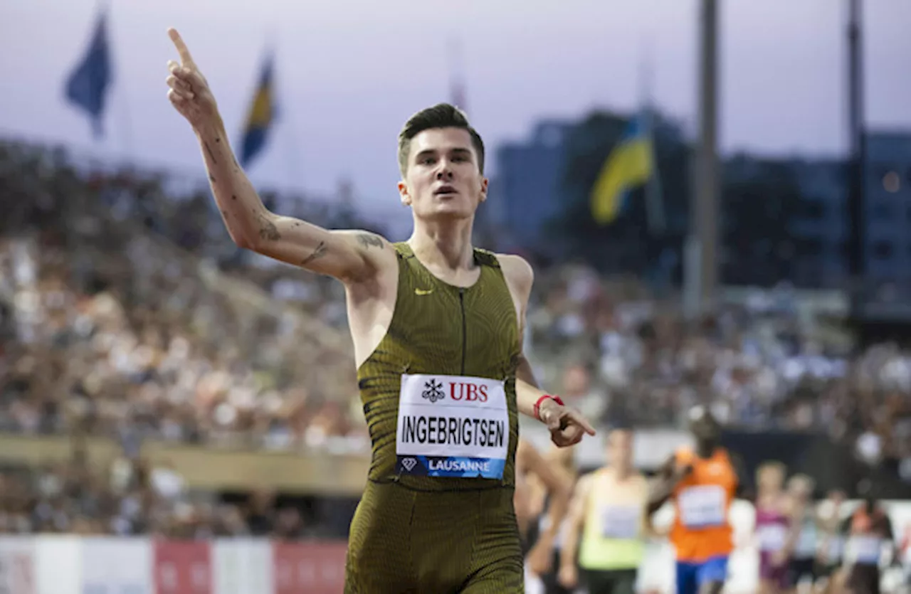 Ingebrigtsen claims revenge on Hocker in Lausanne 1500m