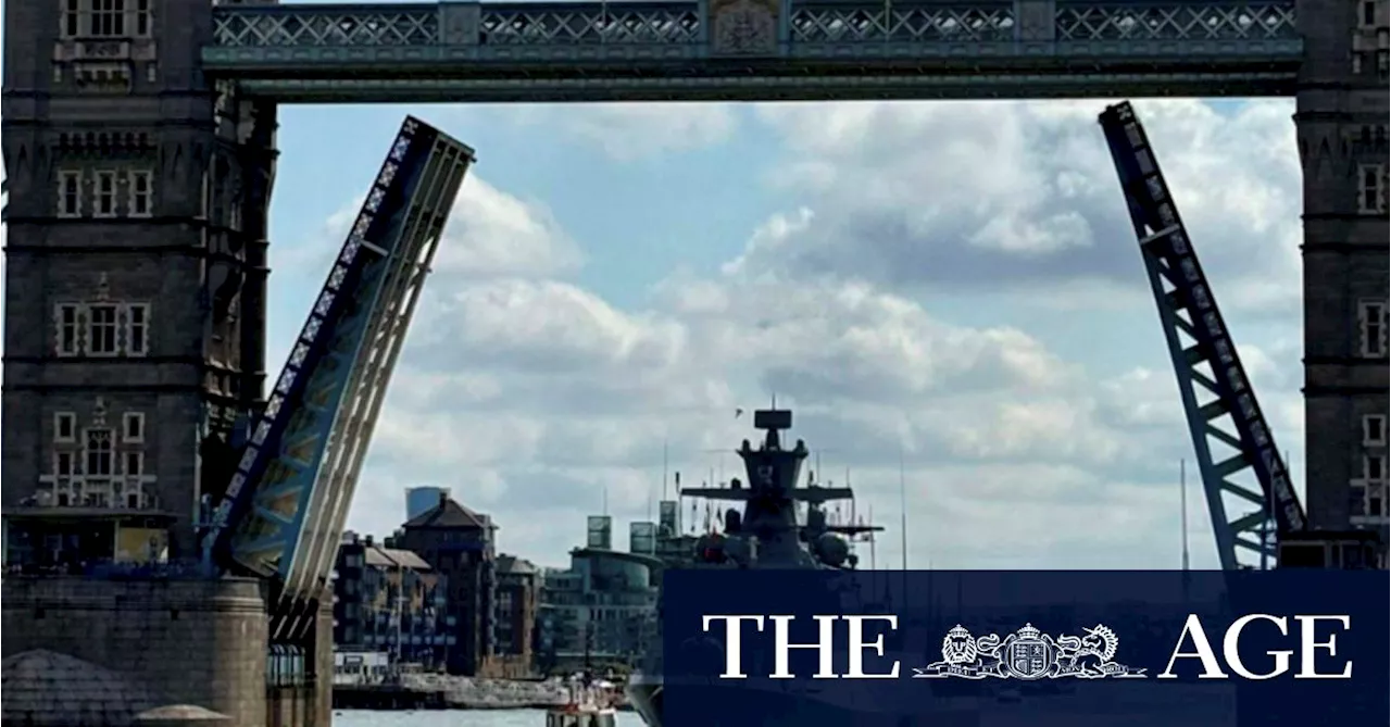 ‘No deeper message’: German warship blasts Darth Vader theme in heart of London