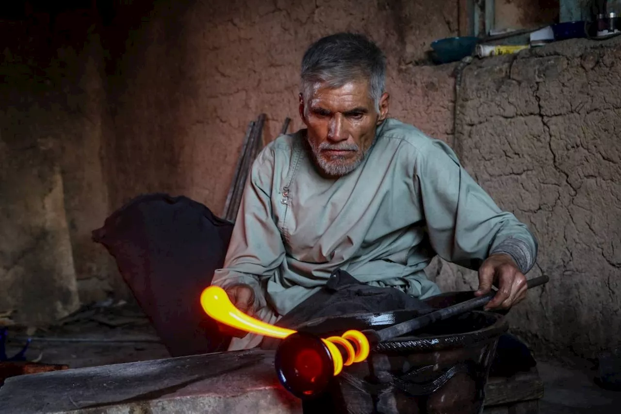 Fragile but unbroken, Afghan glassblowers refuse to quit