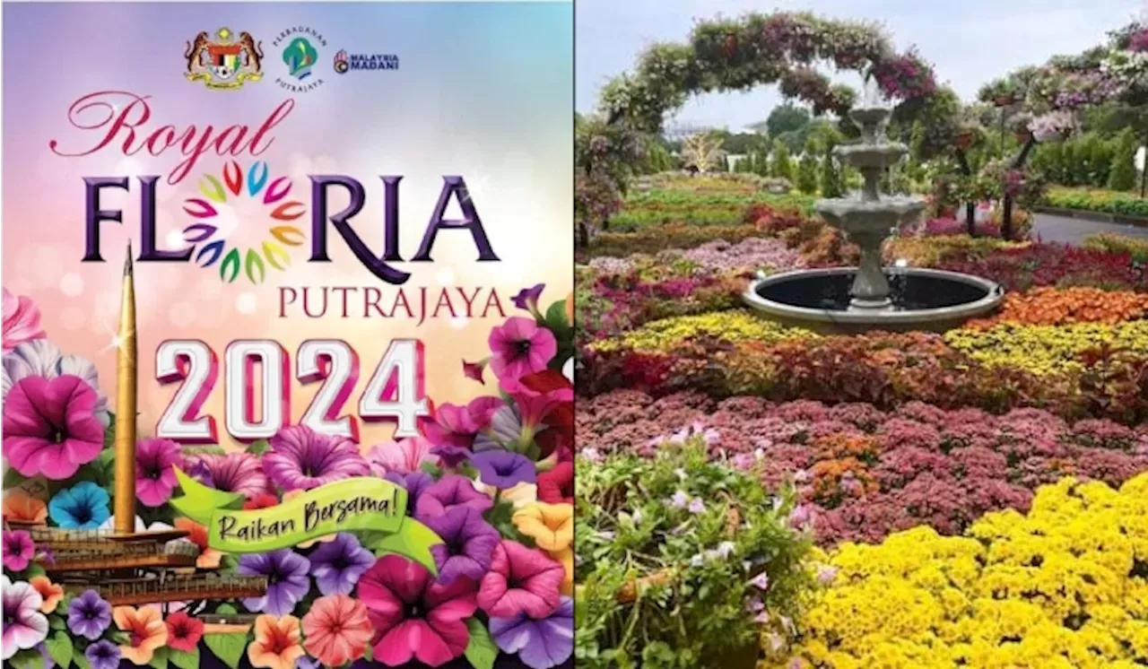 Festival Bunga, Royal Floria Putrajaya Kembali Lagi Untuk Tahun 2024