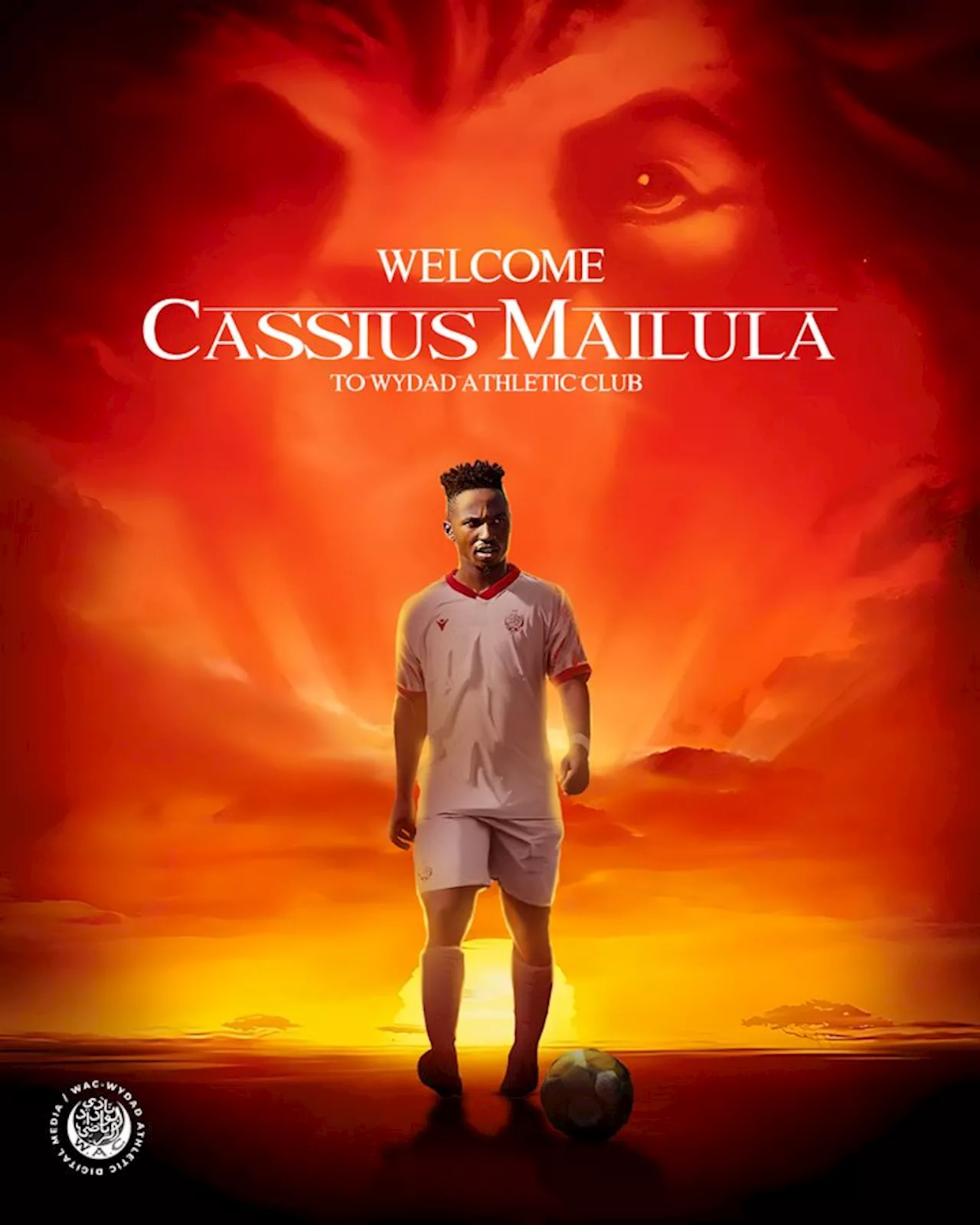 ‘I will be under coach Rulani’ – Cassius Mailula on joining Wydad