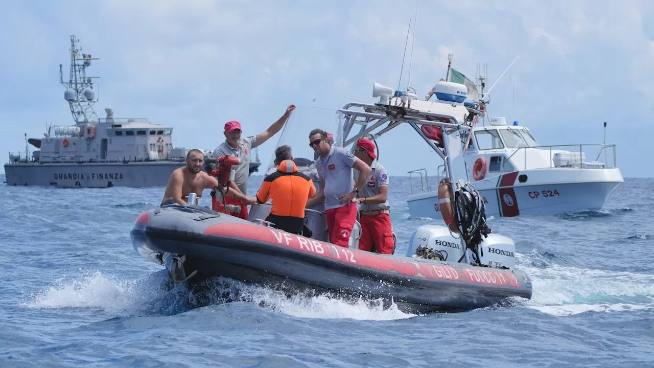 Divers recover fifth body from sunken Bayesian superyacht as Mike Lynch & daughter Hannah feared to be...