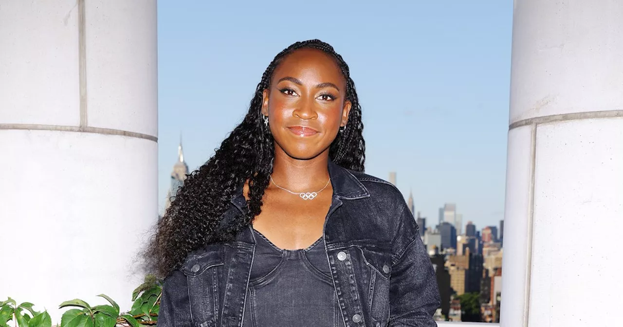 Coco Gauff Decks Out in Denim at Her Collab Party With American Eagle