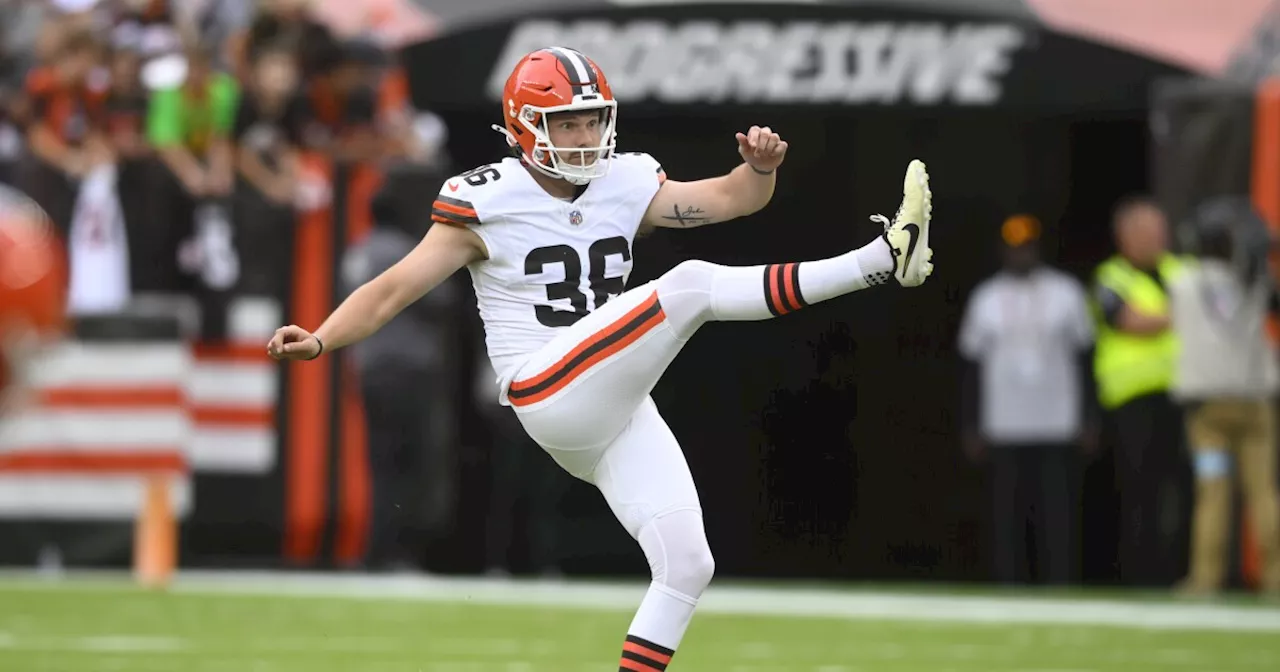 Browns trading K Cade York to Washington Commanders