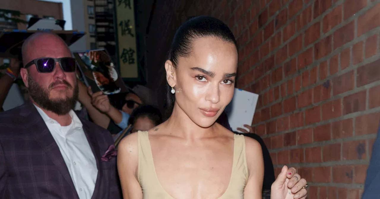 Zoë Kravitz Frees the Nipple In a Naked Top For 'Blink Twice' After Party