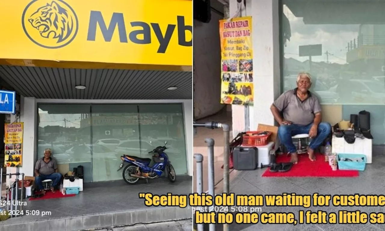 Elderly Cobbler Pak Cik Seeks Stranger's Help to Promote His Business on FB, Kind M'sian Happily Obliges!