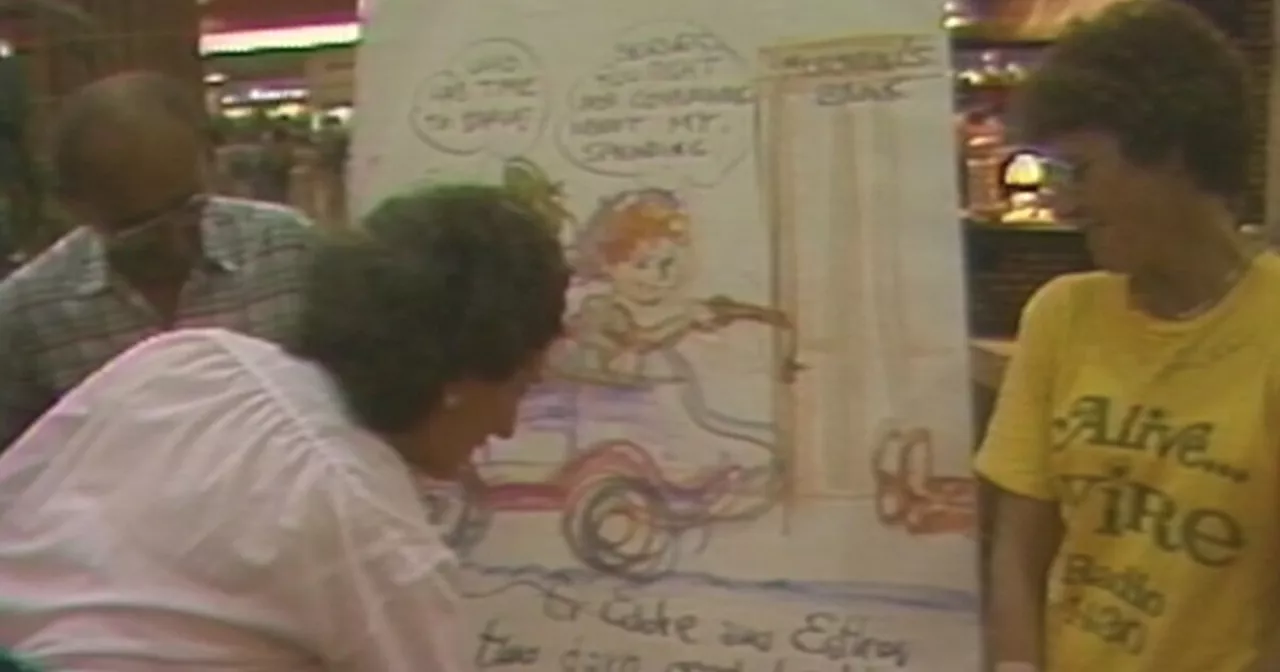 1979: Self-proclaimed ‘world’s fastest cartoon artist’ visits Washington Square Mall