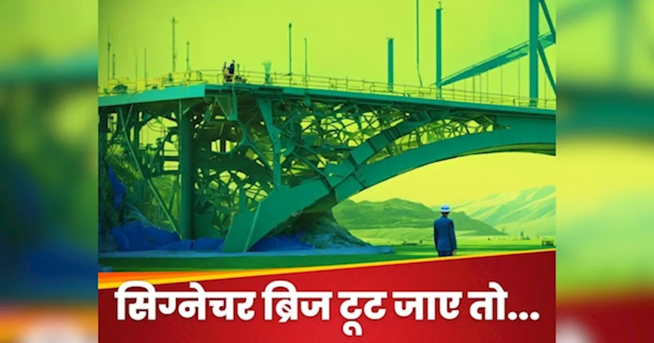 Signature Bridge: दिल्ली का सिग्नेचर ब्रिज टूट जाए तो क्या होगा? AI की तस्वीरों में दिखा खौफनाक नजारा