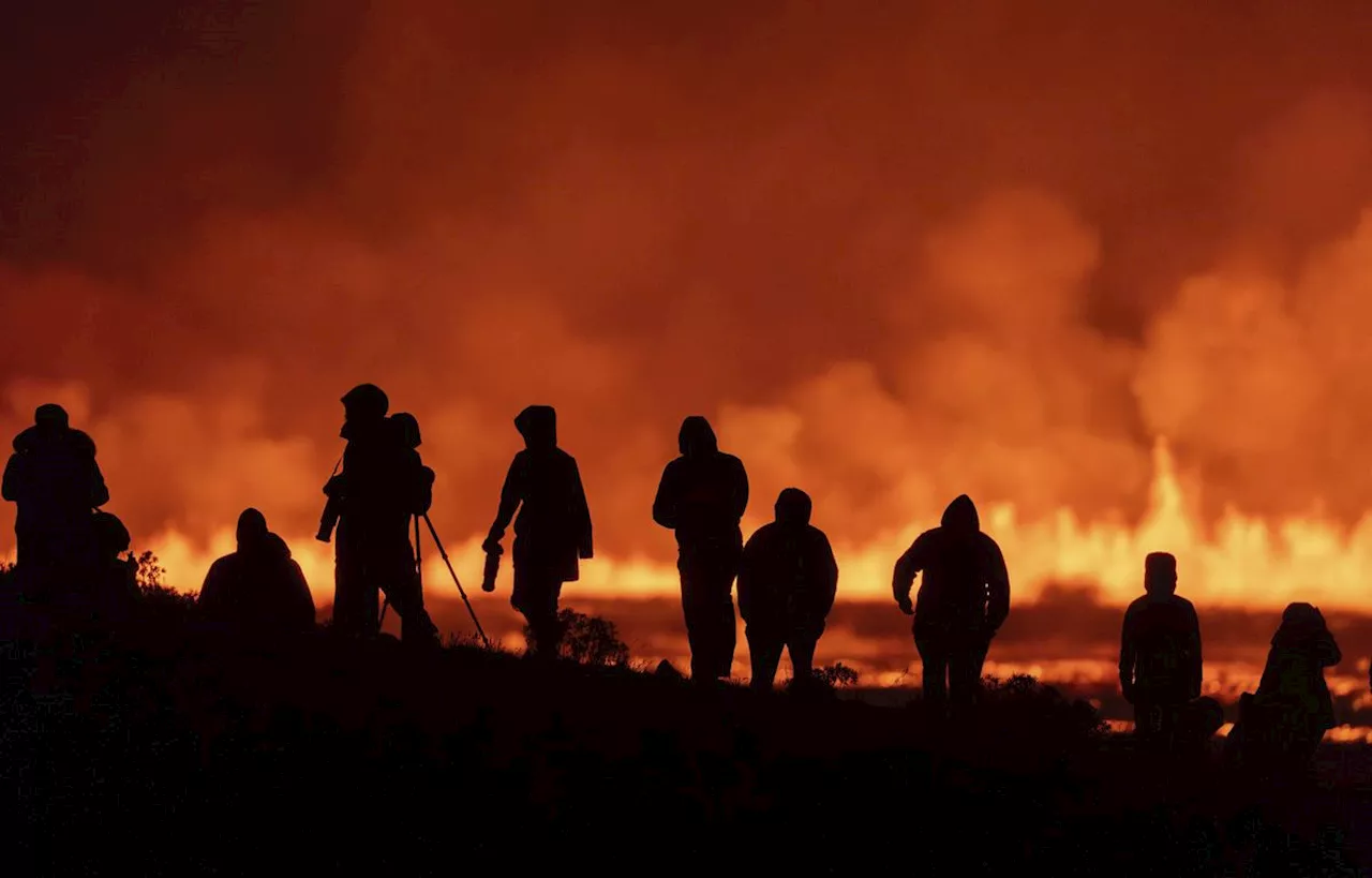 Les images de la spectaculaire éruption du volcan Sundhnuksgigarod, en Islande