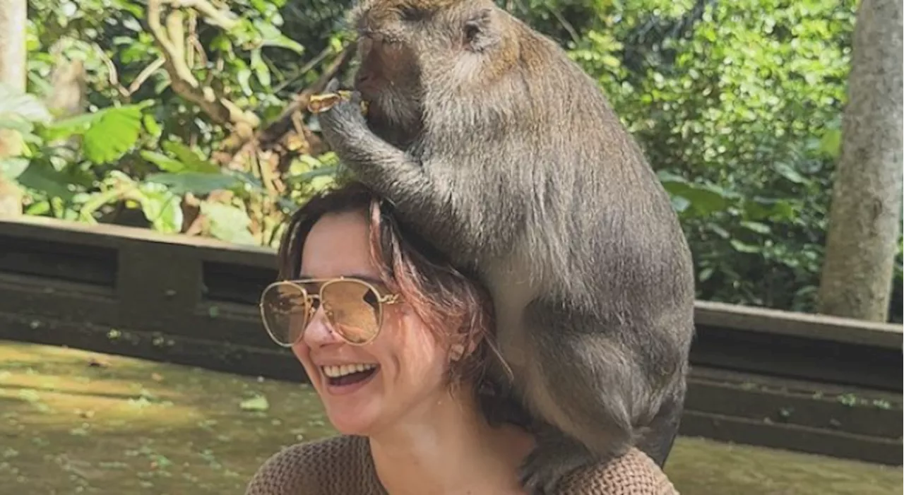 Hania Aamir’s MISCHIEVIOUS adventures with clever monkeys in forest