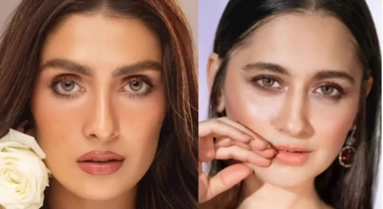 Sanjeeda Shaikh hypnotized by Ayeza Khan’s striking facial beauty