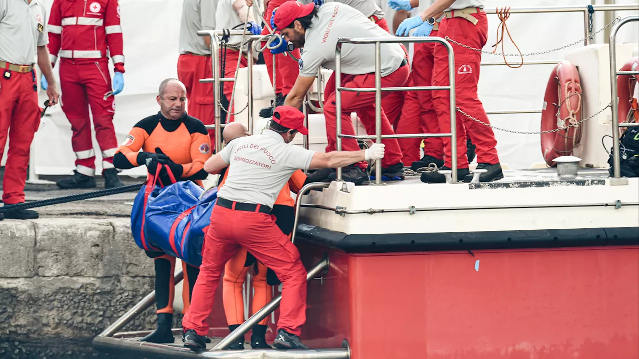 Last body from sunken superyacht has been found off Sicily, Italian Coast Guard says