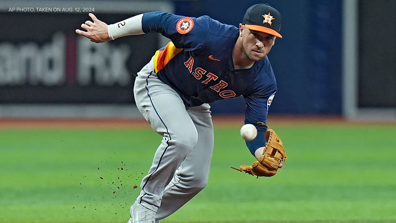 Houston Astros may move Alex Bregman to first base during Orioles series amid elbow issue