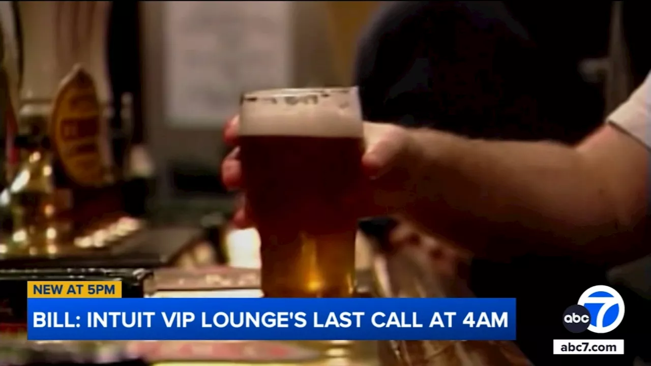 Intuit Dome VIPs could have last call extended until 4am under new California bill