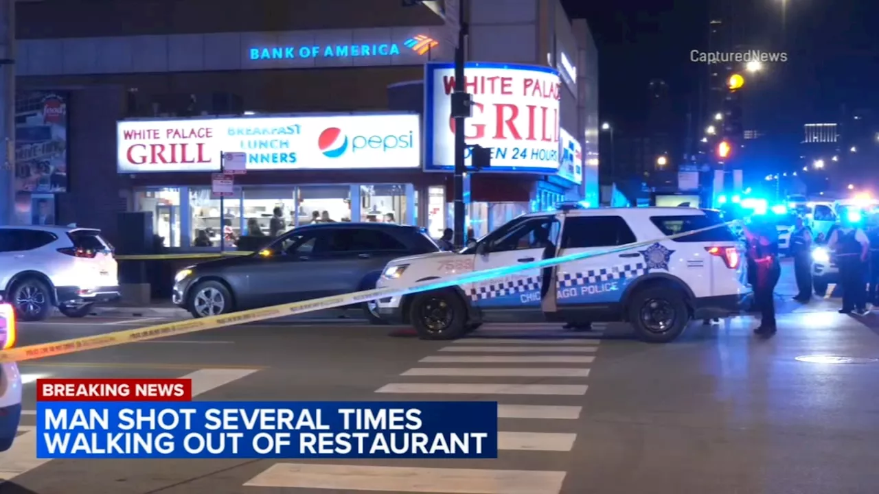 1 shot inside White Palace Grill restaurant with DNC attendees inside