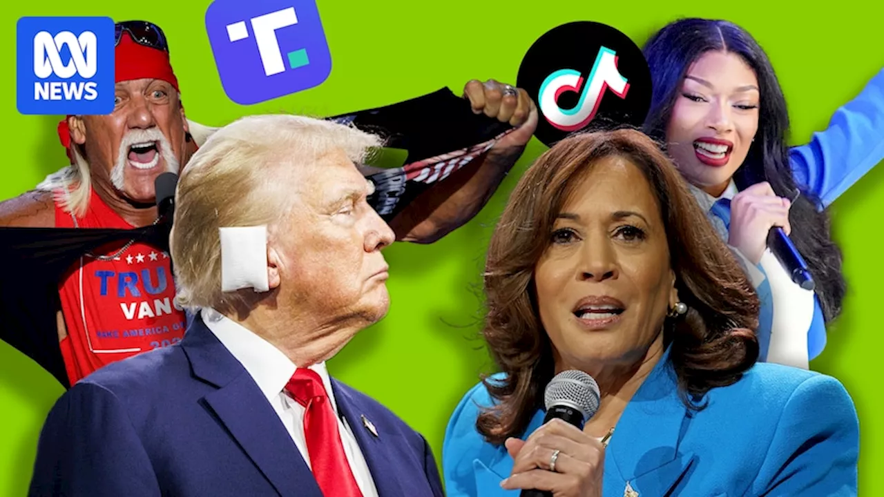 Donald Trump and Kamala Harris are both using pop culture to court voters. Here’s how