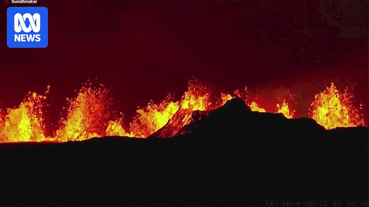 Volcano on Reykjanes Peninsula in Iceland spews lava fountains after sixth eruption since December