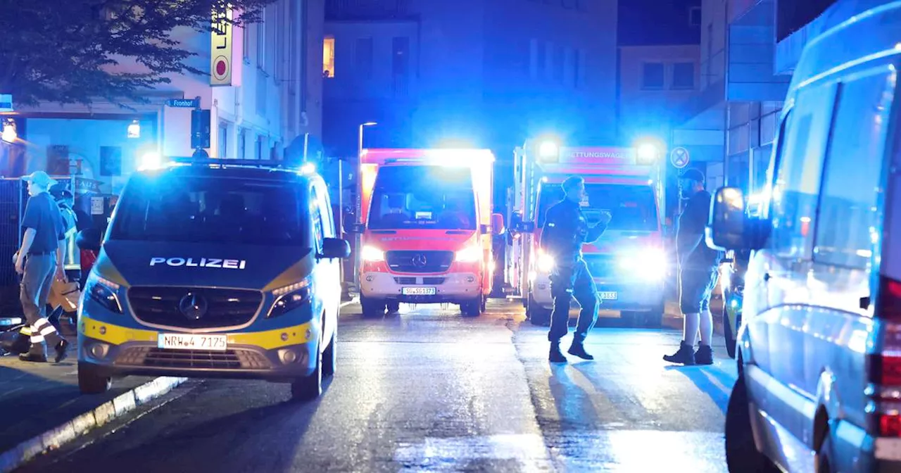 An attack at a festival in a German city leaves people dead and wounded, reports say