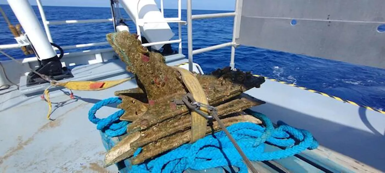 Recuperato in mare un rostro della Battaglia delle Egadi