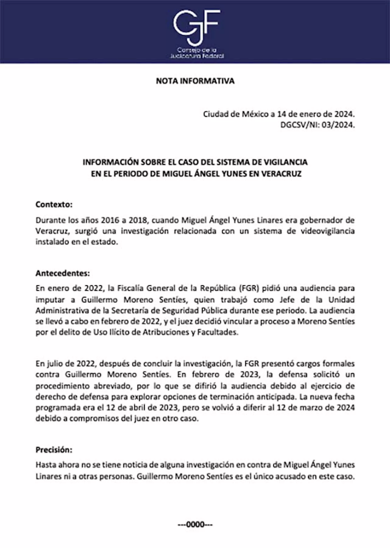 Pese a rumores, a Yunes Linares no se le investiga por las cámaras de videovigilancia