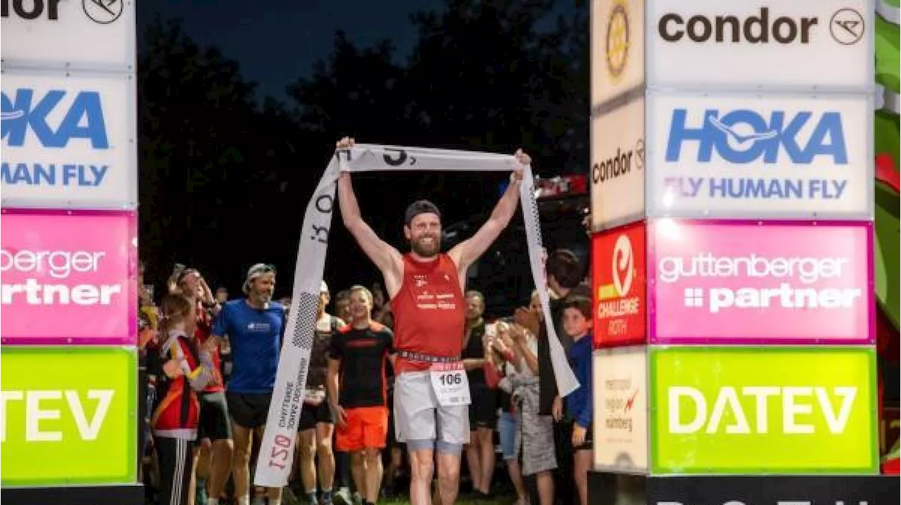 106 Iron-Man-Triathlons in 106 Tagen: Jonas Deichmann knackt in Roth den Weltrekord