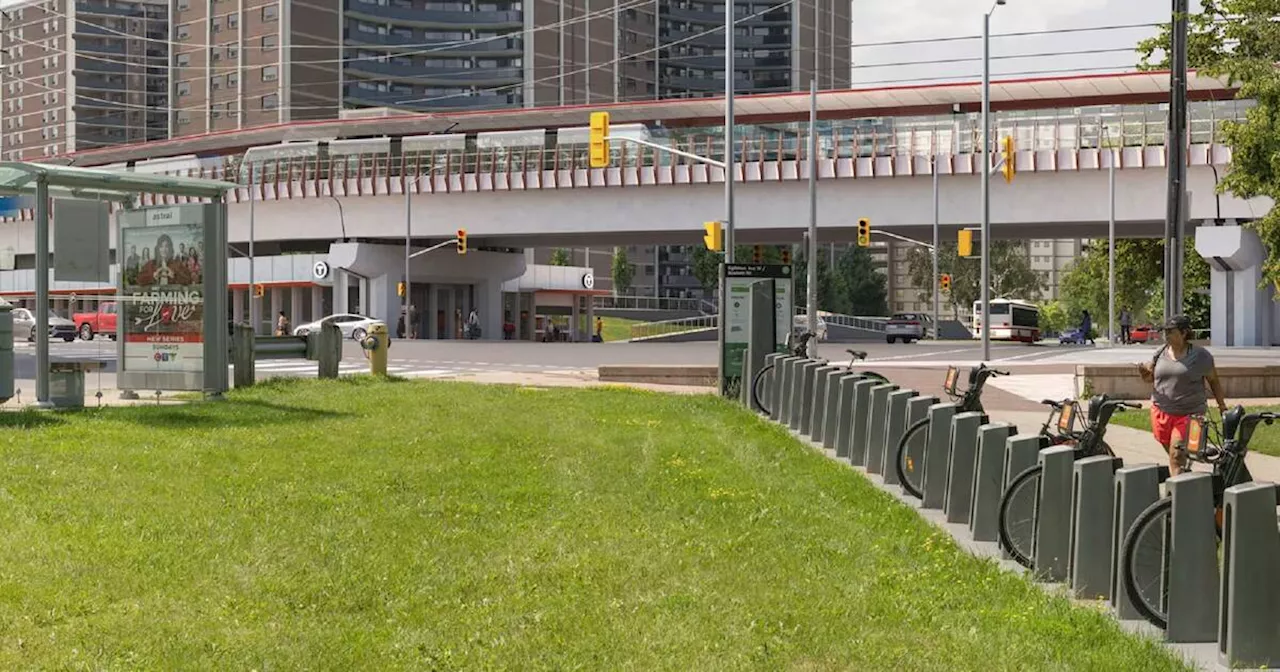 Here's what the new futuristic elevated rail line through Toronto will look like