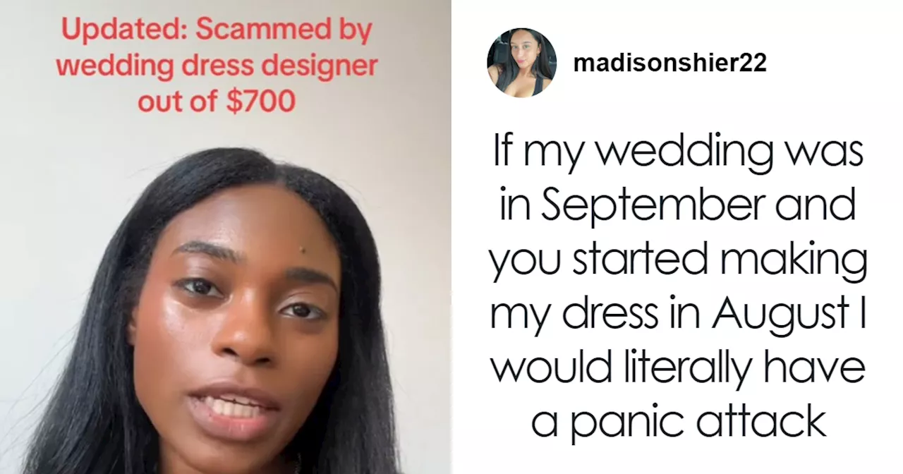 Bride's Scam Claim Against Dress Designer Sparks Fierce Debate After Business Exposes Their Texts