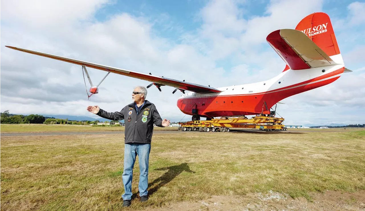 They move giant things all the time, but Hawaii Martin Mars was still special