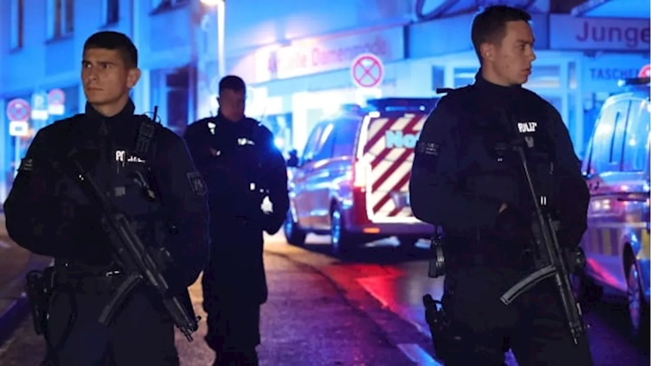 Police say 3 dead, 4 seriously wounded in attack at a festival in Solingen, Germany