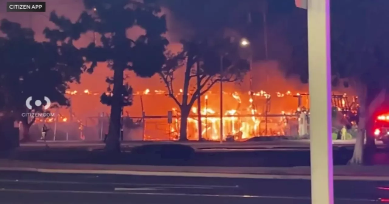 Historic Southern California baseball field destroyed in fire