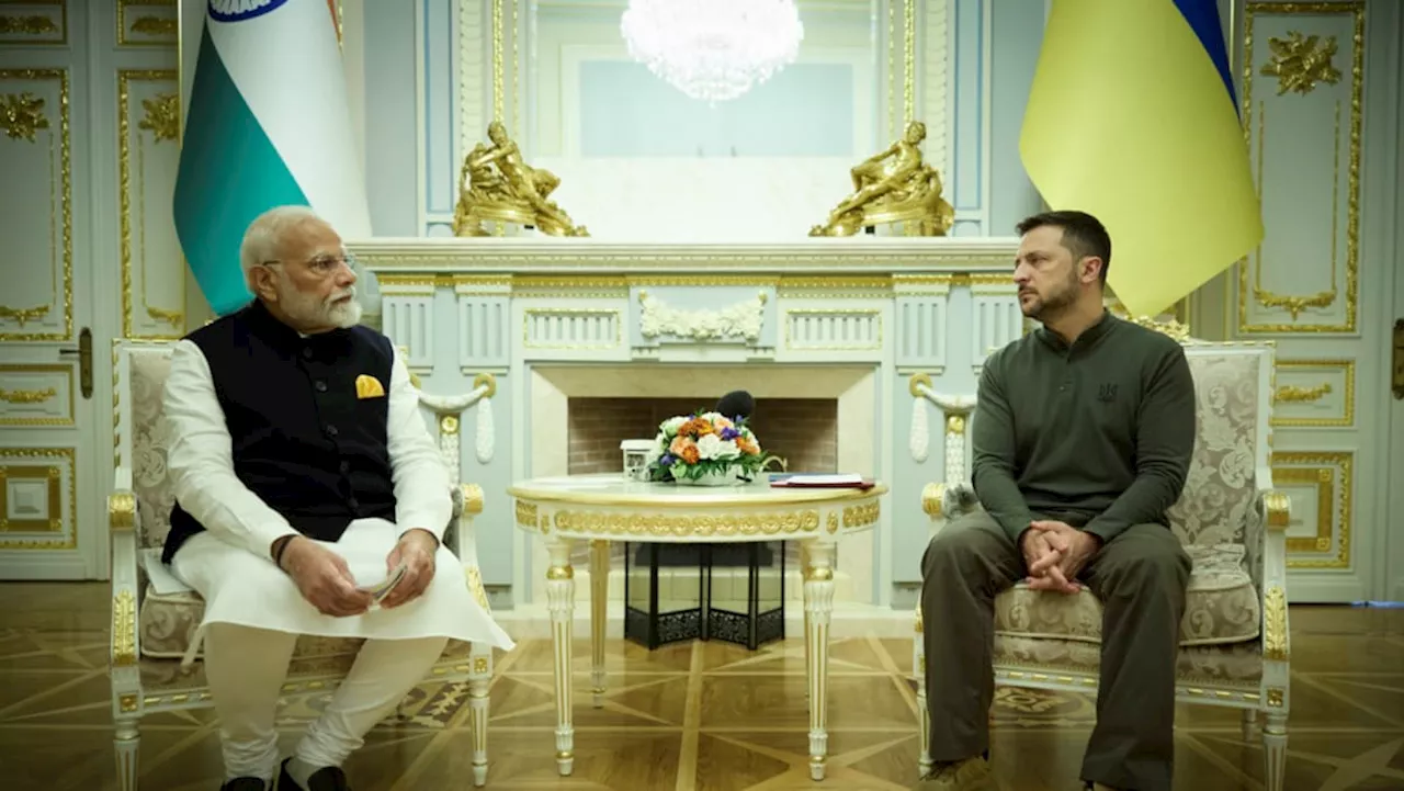 In Kyiv, Modi urges Zelenskyy to sit down for talks with Russia