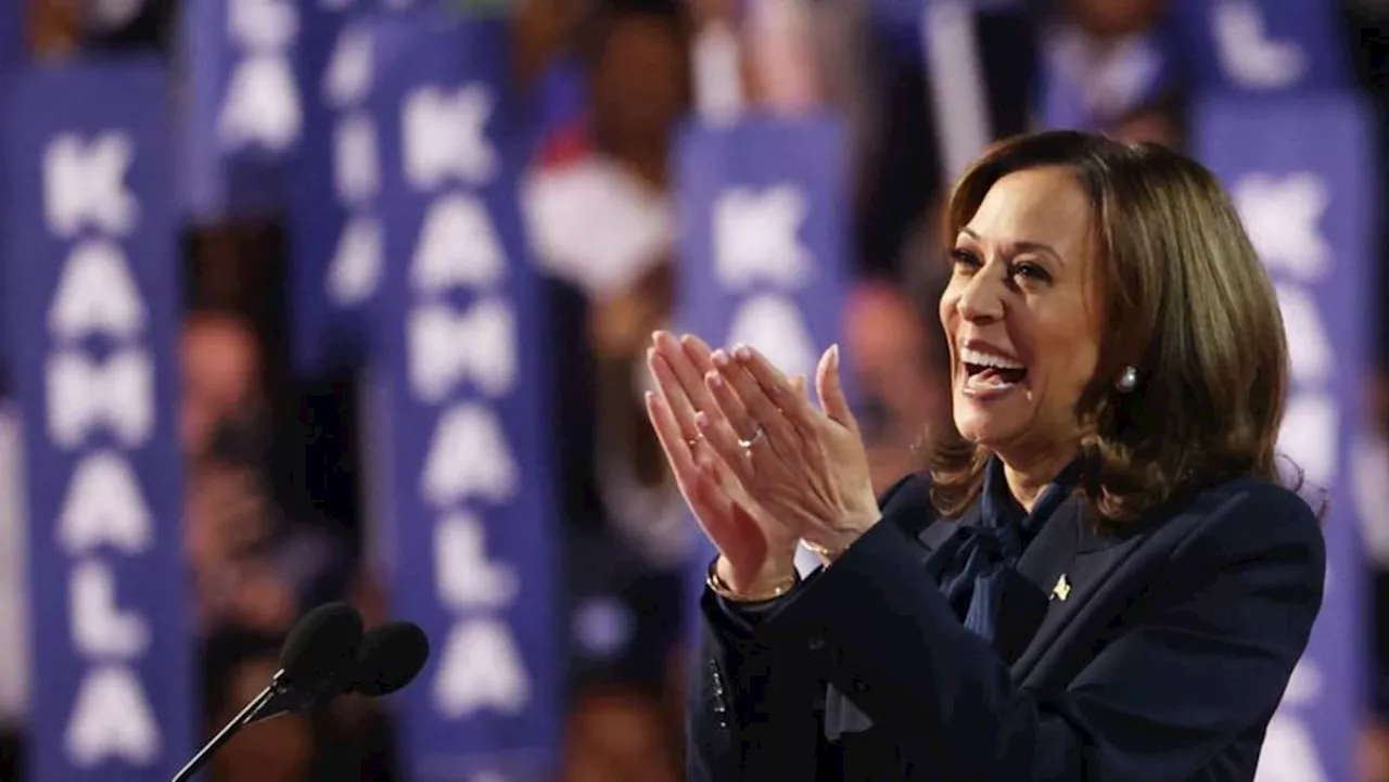 Kamala Harris formally accepts Democrats' nomination for president