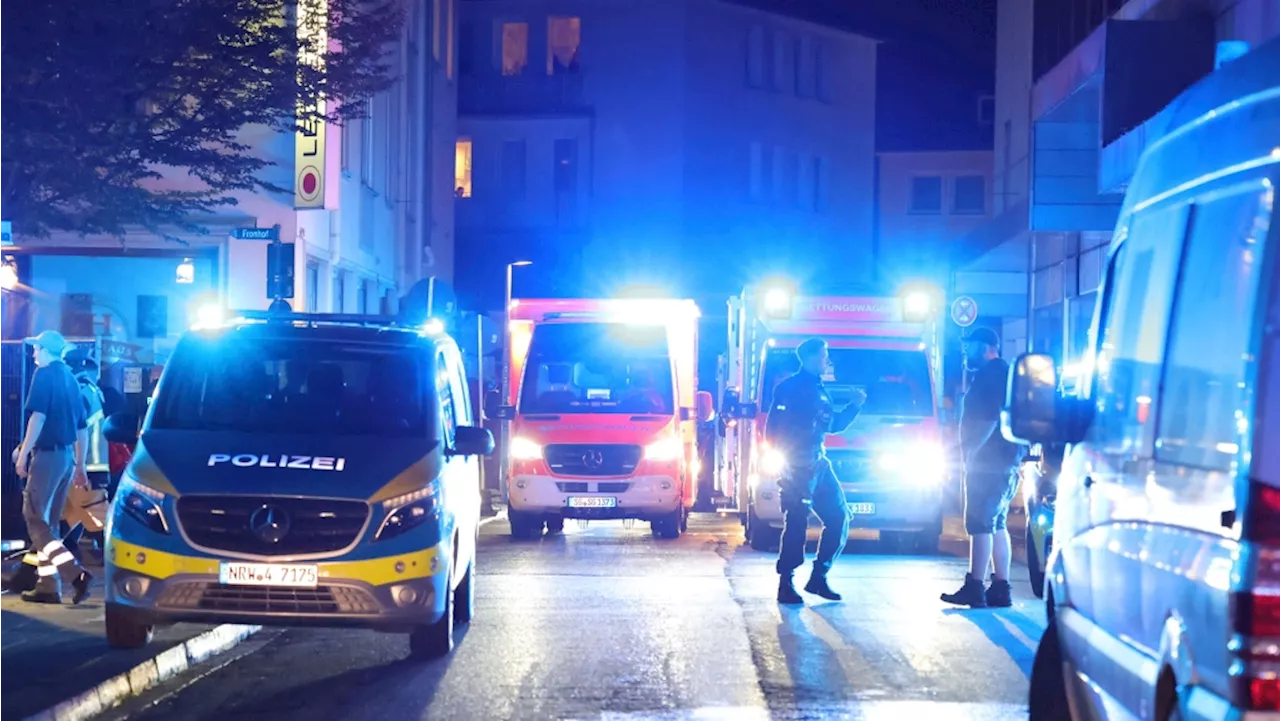 An attack at a festival in a German city kills 3 people and wounds 4 seriously, police say