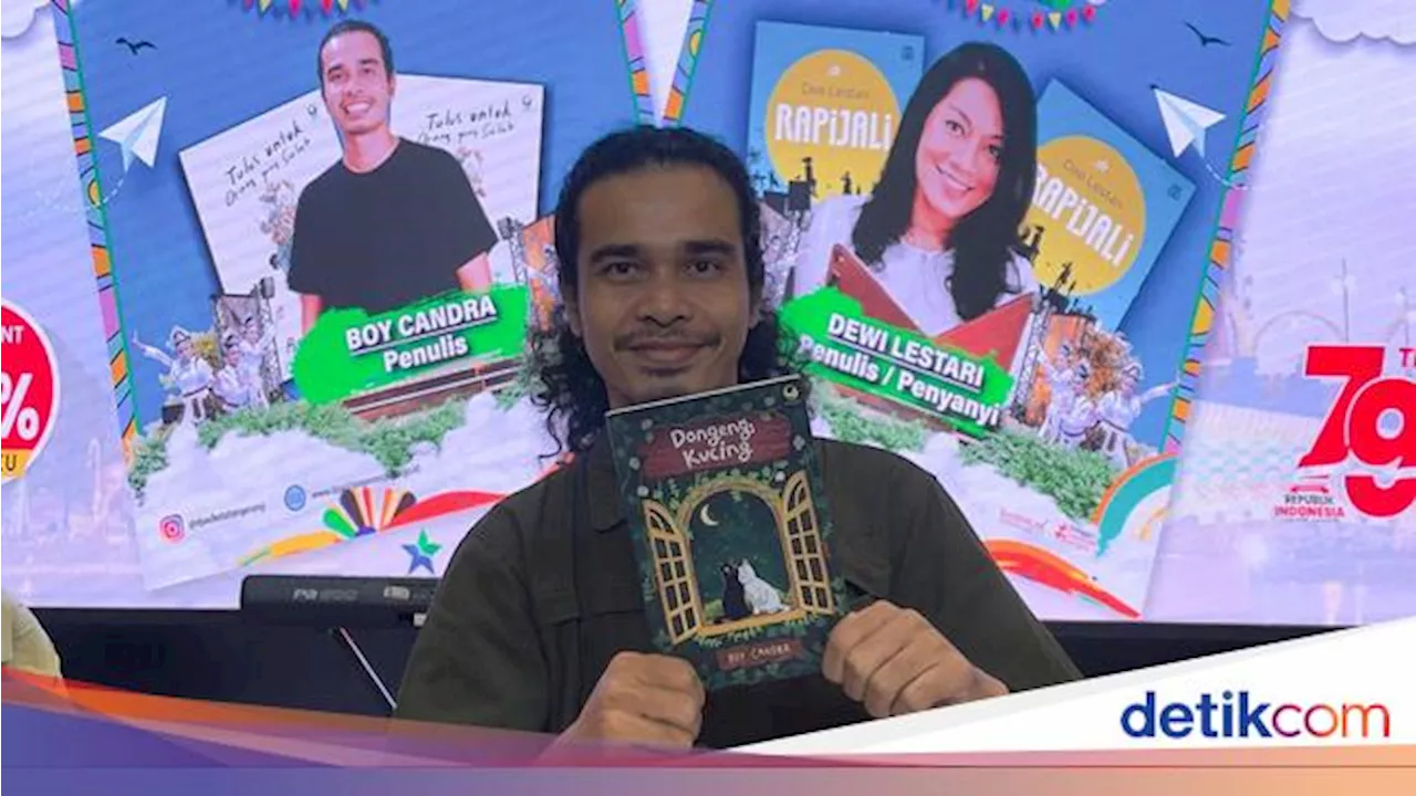 Boy Candra Rilis Buku Terbaru tentang Dongeng Kucing