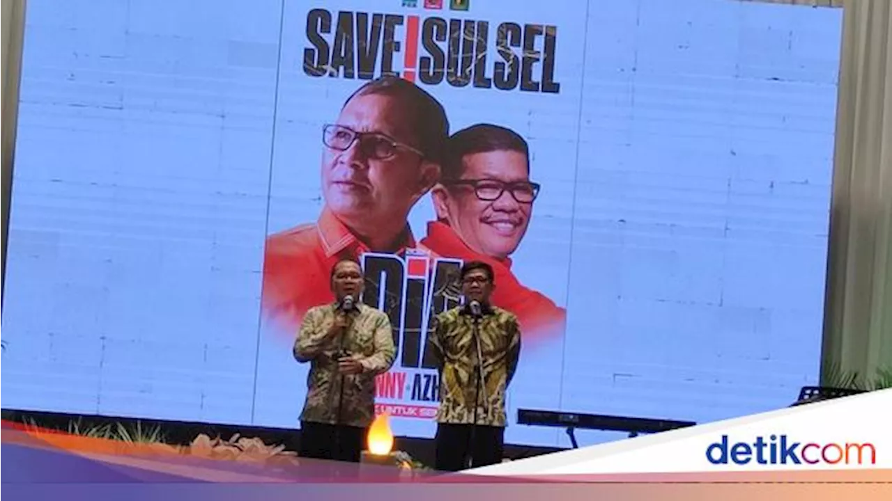 Danny-Azhar Bakal Daftar Cagub-Cawagub Sulsel di KPU 29 Agustus Malam