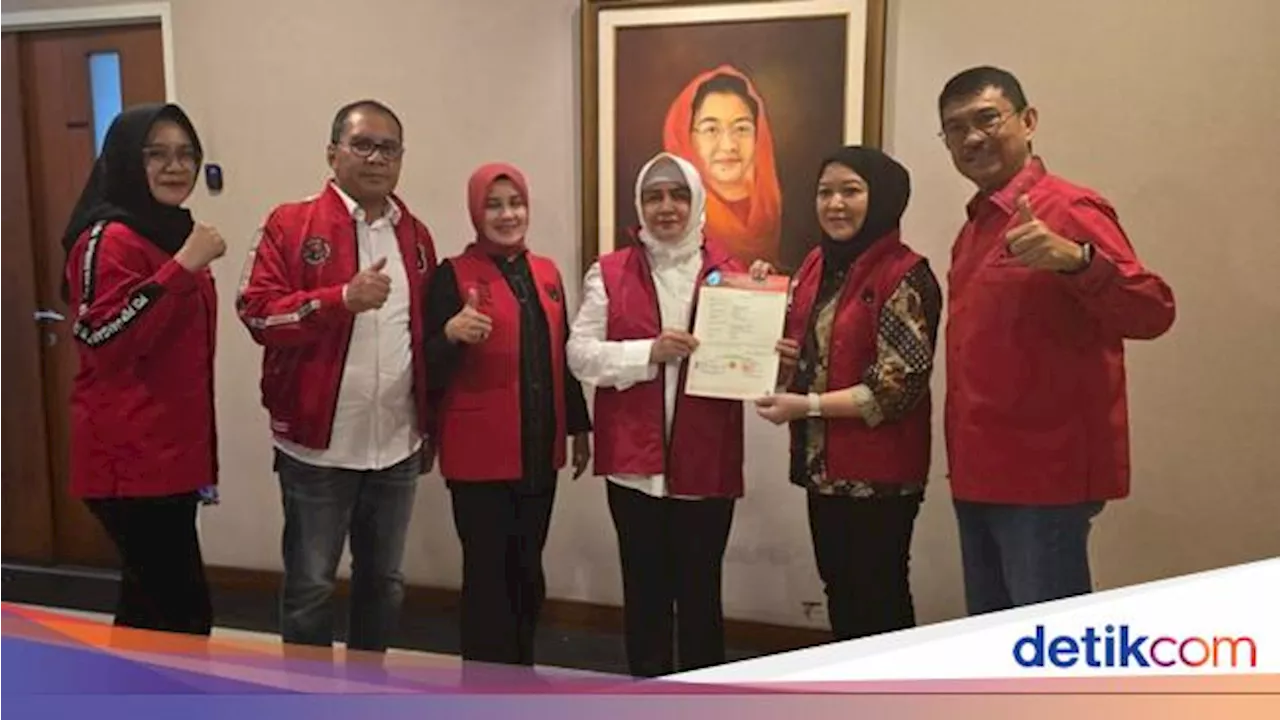 Indira-Ilham Terima Rekomendasi PDIP di Pilwalkot Makassar