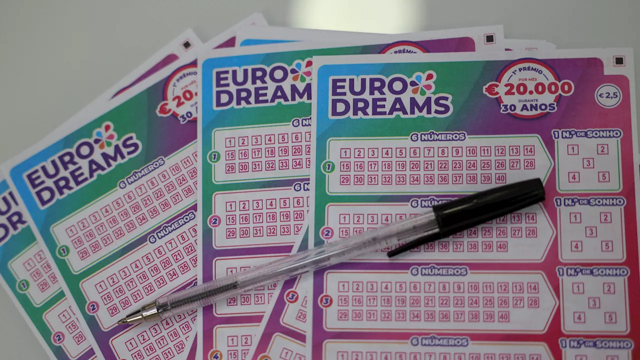 Eurodreams premeia apostador em Portugal pela primeira vez