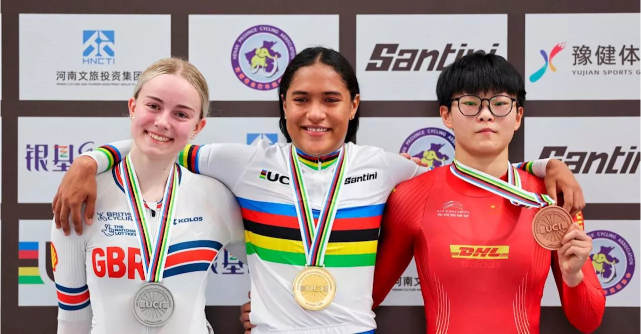 Antioqueña Stefany Cuadrado se coronó campeona mundial de ciclismo en pista en China