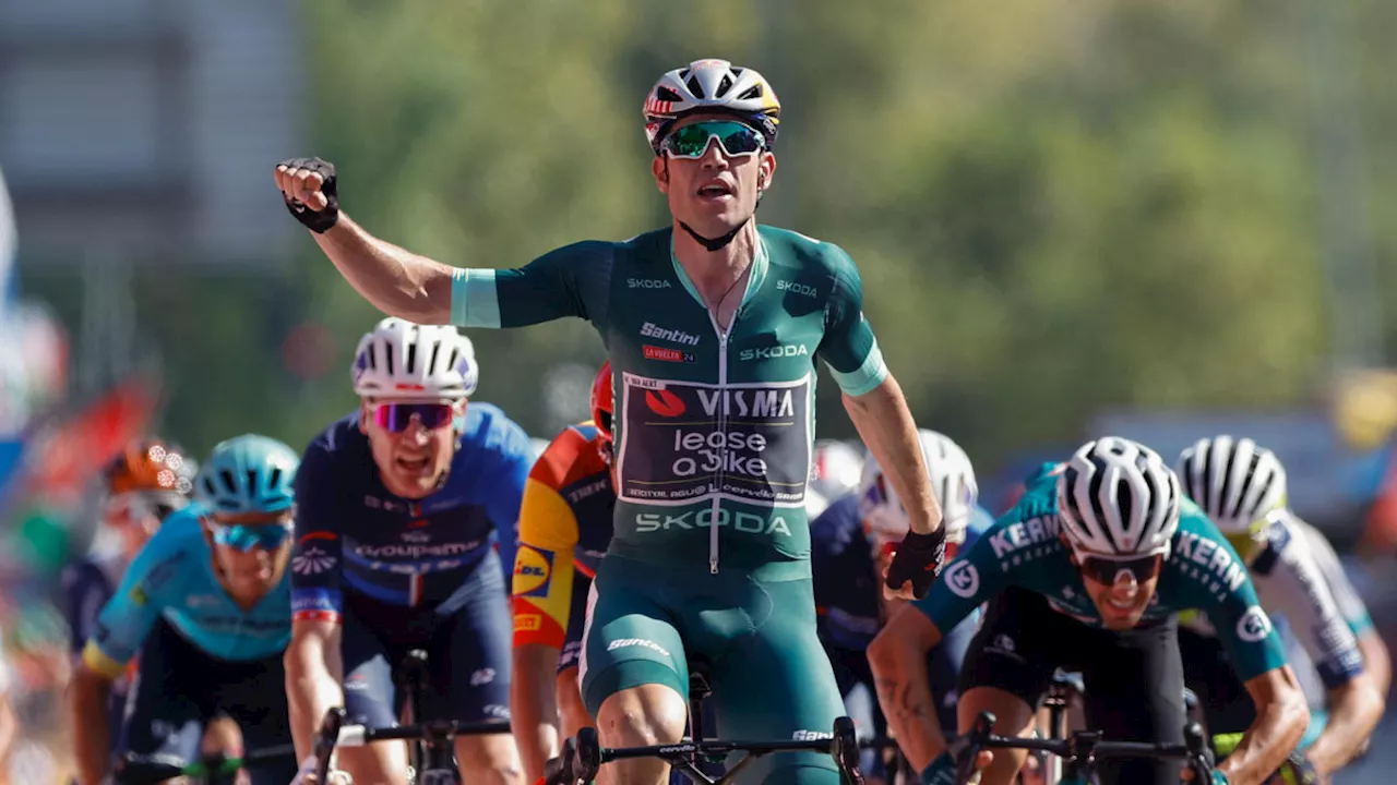 El belga Wout Van Aert se impuso en la séptima etapa de La Vuelta a España