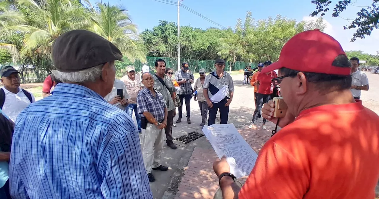 Protesta en Chambacú contra empresas de servicios públicos de Cartagena