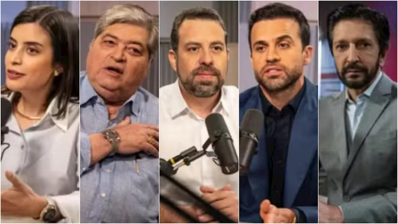 Datafolha: Boulos, Marçal, Nunes, Datena e Tabata comentam pesquisa