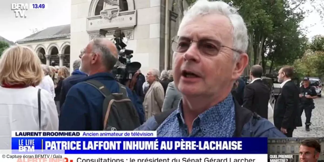 Obsèques de Patrice Laffont, le touchant hommage de Laurent Broomhead : “Il a changé ma vie”