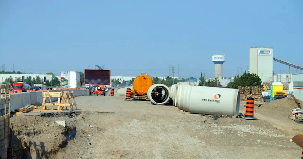 Work begins to widen another portion of Highway 401 in Ontario