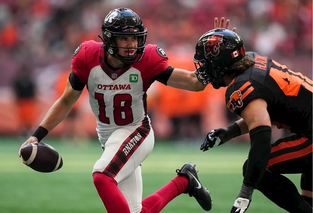 Lions, Redblacks meet in battle of second-place teams moving in different directions