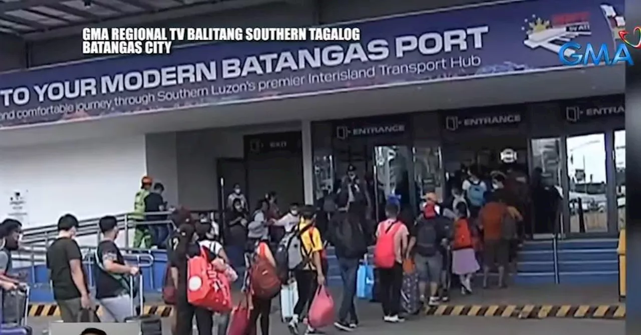 Batangas port expects up to 12T passengers for long weekend