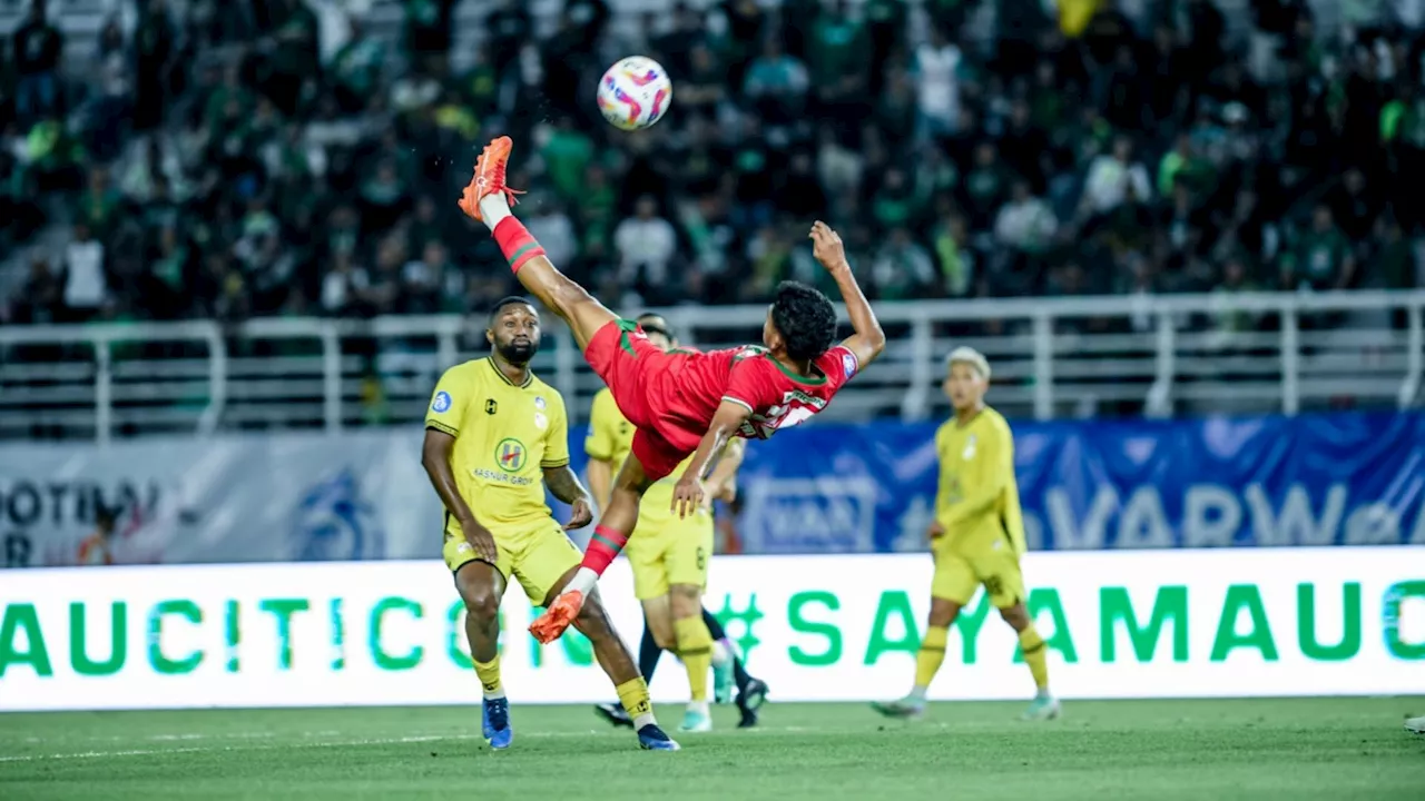 Persebaya Surabaya Susah Payah Taklukkan Sepuluh Pemain, PSIS Semarang Menang Tipis