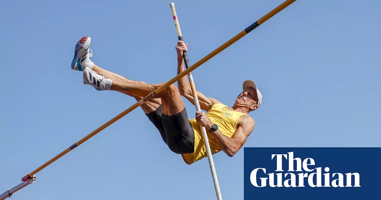 Alpine skiing legend Ingemar Stenmark competes in pole vault at age of 68