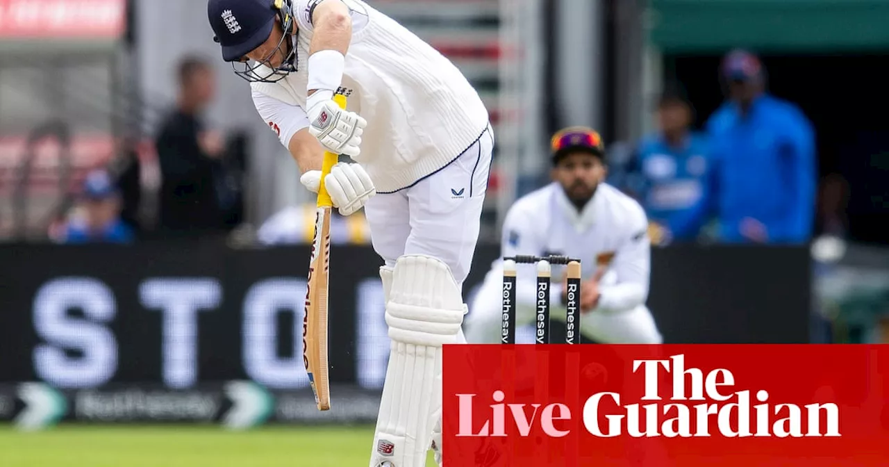 England v Sri Lanka: first men’s cricket Test match, day three